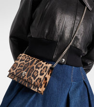 Alexander McQueen Skull Small animal-print crossbody bag