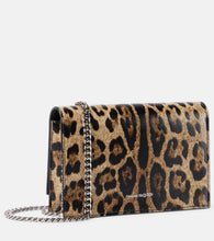 Alexander McQueen Skull Small animal-print crossbody bag