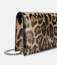 Alexander McQueen Skull Small animal-print crossbody bag