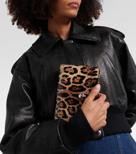 Alexander McQueen Skull Small animal-print crossbody bag