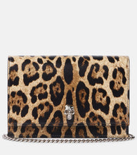 Alexander McQueen Skull Small animal-print crossbody bag. Shop Alexander McQueen Clutches for women now.
