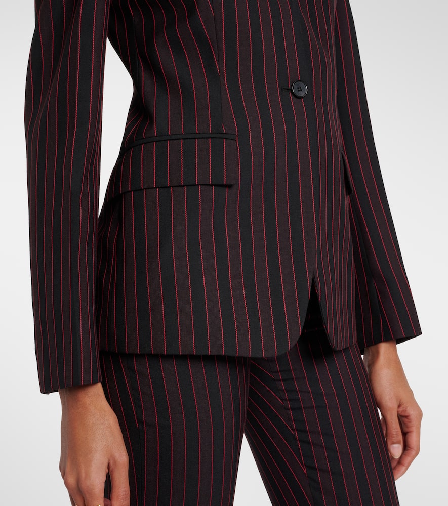 Alexander McQueen Striped wool blazer