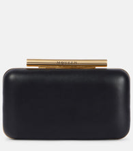 Alexander McQueen T-Bar Mini leather box clutch. Shop Alexander McQueen Clutches for women now.