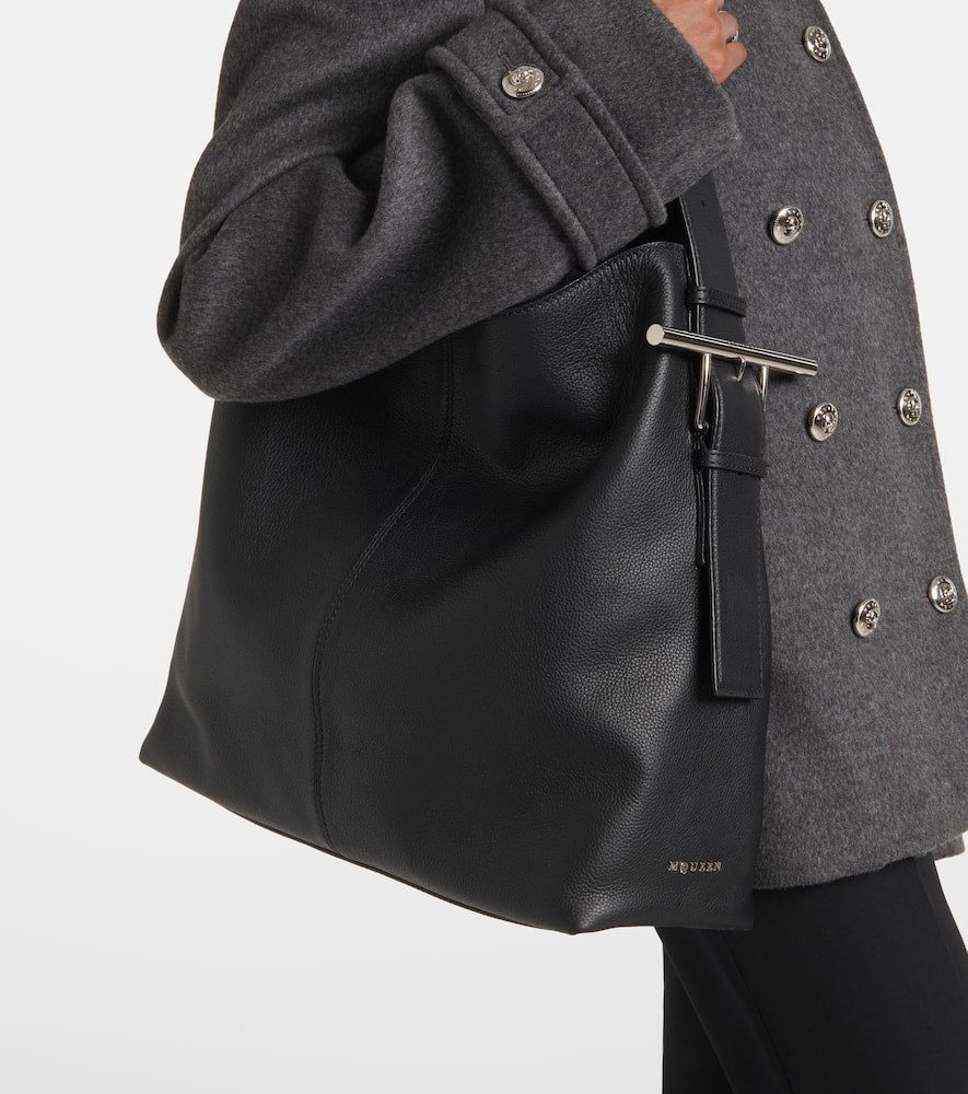 Alexander McQueen T-Bar Sling leather shoulder bag