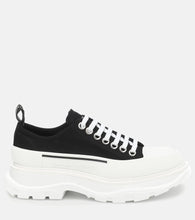 Alexander McQueen Tread Slick canvas platform sneakers