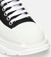 Alexander McQueen Tread Slick canvas platform sneakers