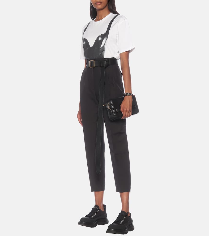 McQueen Tread Slick canvas sneakers