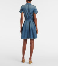 Alexander McQueen Uniform denim minidress