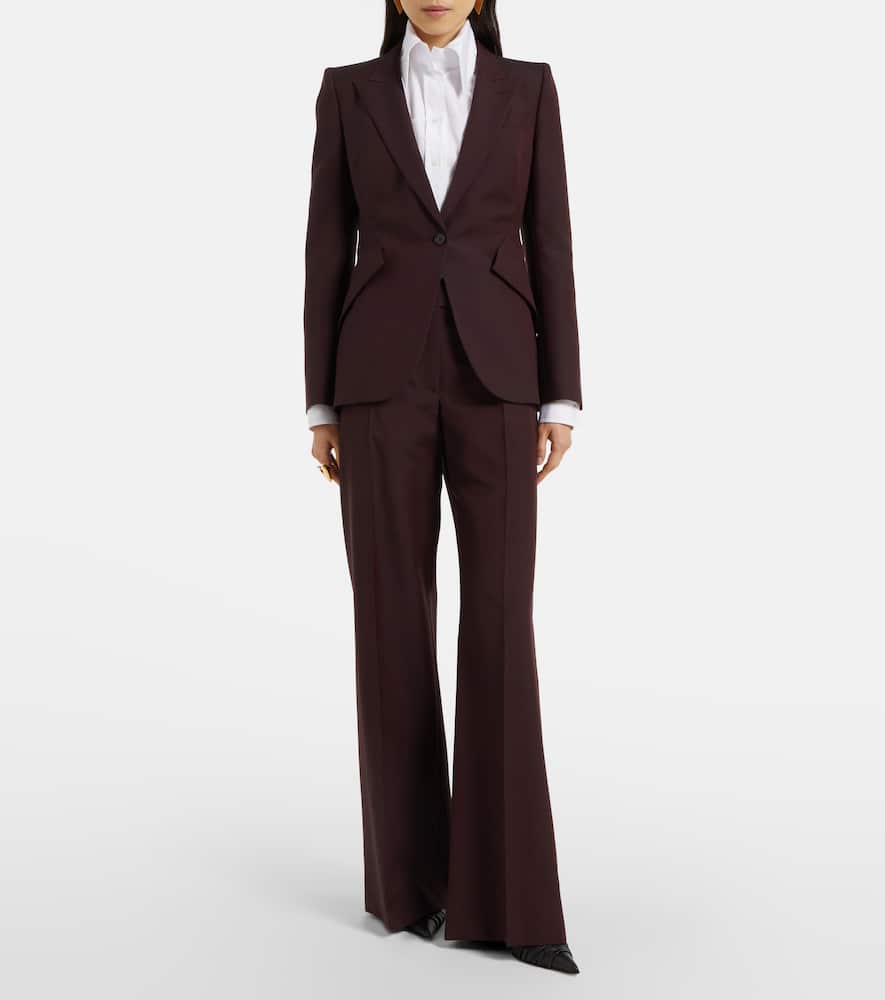 Alexander McQueen Wool and mohair blazer