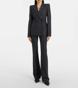 Alexander McQueen Wool and mohair blazer