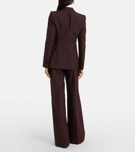 Alexander McQueen Wool and mohair blazer