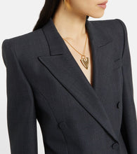 Alexander McQueen Wool and mohair blazer