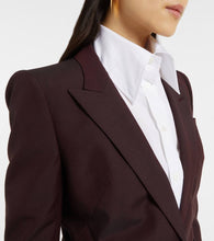 Alexander McQueen Wool and mohair blazer