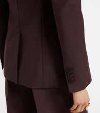 Alexander McQueen Wool and mohair blazer