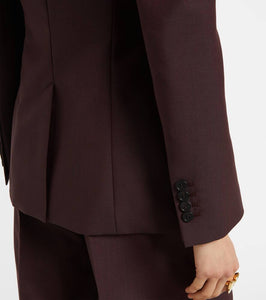 Alexander McQueen Wool and mohair blazer