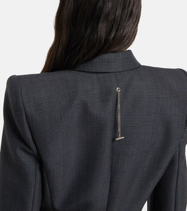 Alexander McQueen Wool and mohair blazer