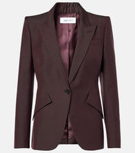 Alexander McQueen Wool and mohair blazer