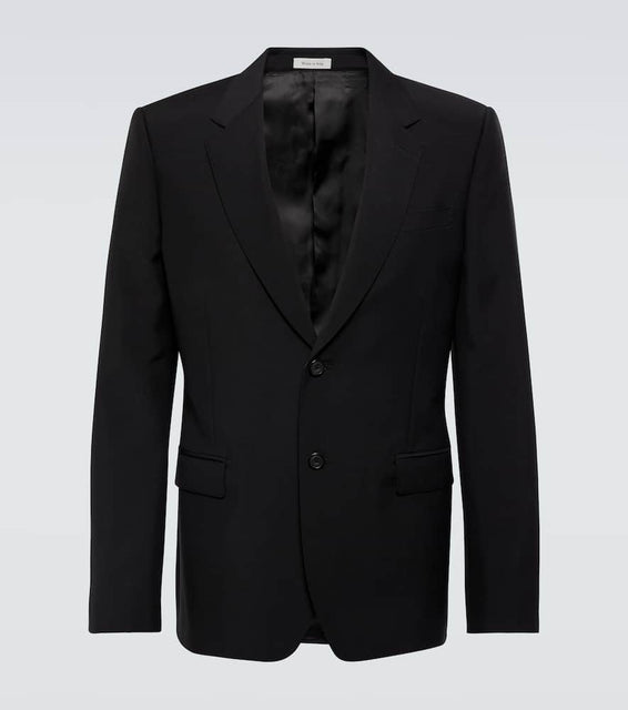 Alexander McQueen Wool and mohair blazer