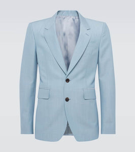 Alexander McQueen Wool and mohair suit jacket