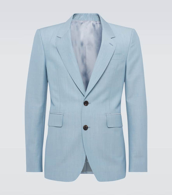 Alexander McQueen Wool and mohair suit jacket