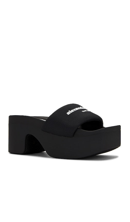 Alexander Wang AW Platform Slide in Black