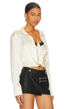Alexander Wang Button Down With Integrated Cami in Ivory