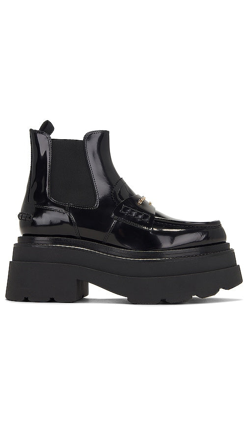 Alexander Wang Carter Platform Ankle Boot in Black - Alexander Wang Bottines à plateforme Carter en noir - Alexander Wang Carter 黑色厚底踝靴 - Alexander Wang Carter Plateau-Stiefelette in Schwarz - Alexander Wang Carter 플랫폼 앵클 부츠블랙 색상 - Stivaletto con plateau Alexander Wang Carter in nero