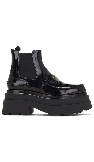 Alexander Wang Carter Platform Ankle Boot in Black - Alexander Wang Bottines à plateforme Carter en noir - Alexander Wang Carter 黑色厚底踝靴 - Alexander Wang Carter Plateau-Stiefelette in Schwarz - Alexander Wang Carter 플랫폼 앵클 부츠블랙 색상 - Stivaletto con plateau Alexander Wang Carter in nero