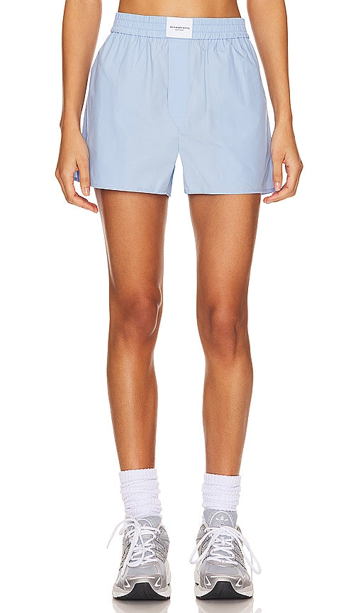 Alexander Wang Classic Boxer Short in Blue - Alexander Wang Boxer classique en bleu - Alexander Wang 经典蓝色平角短裤 - Alexander Wang Klassische Boxershorts in Blau - Alexander Wang 클래식 복서 쇼츠 블루 색상 - Boxer classici Alexander Wang in blu
