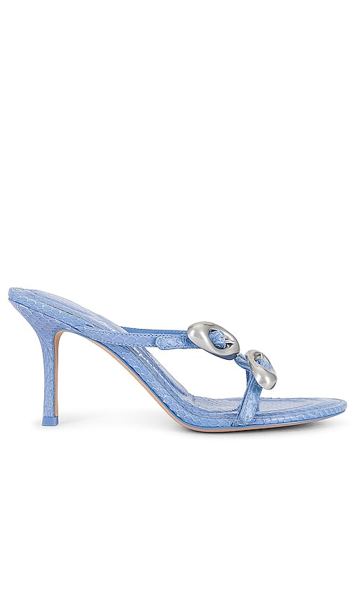Alexander Wang Dome 85 Slide Sandal in Blue - Alexander Wang Mules Dome 85 en bleu - Alexander Wang Dome 85 蓝色拖鞋 - Alexander Wang Dome 85 Slide Sandale in Blau - Alexander Wang 돔 85 슬라이드 샌들블루 색상 - Sandalo slide Alexander Wang Dome 85 in blu