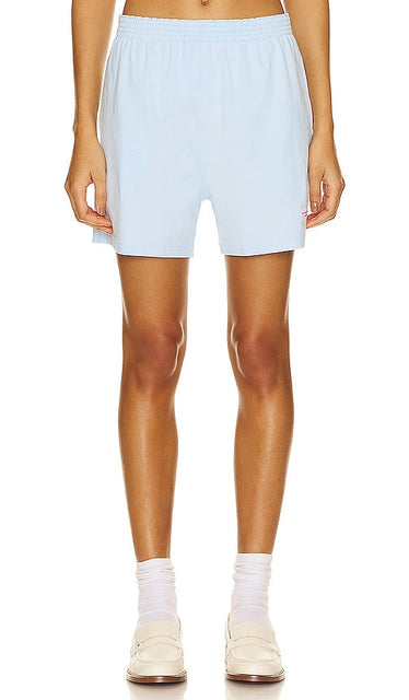 Alexander Wang Elastic Shorts in Baby Blue - Alexander Wang Short élastique en bleu bébé - Alexander Wang 淡蓝色弹性短裤 - Alexander Wang elastische Shorts in Babyblau - Alexander Wang 엘라스틱 쇼츠 - Pantaloncini elastici Alexander Wang in celeste