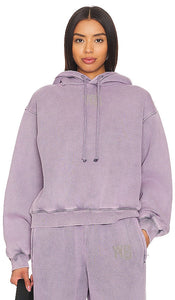 Alexander Wang Essential Hoodie in Lavender - Alexander Wang Sweat à capuche essentiel en lavande - Alexander Wang 薰衣草色 Essential 连帽衫 - Alexander Wang Essential Hoodie in Lavendel - Alexander Wang 에센셜 후디 색상의 라벤더 - Felpa con cappuccio Alexander Wang Essential in lavanda