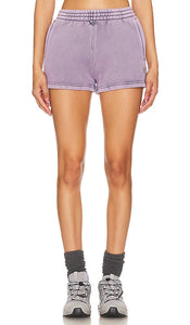 Alexander Wang Essential Sweat Short in Lavender - Alexander Wang Short de survêtement essentiel en lavande - Alexander Wang Essential 薰衣草色运动短裤 - Alexander Wang Essential Sweat Short in Lavendel - Alexander Wang 에센셜 스웨트 쇼츠 - Pantaloncini di felpa Alexander Wang Essential in lavanda