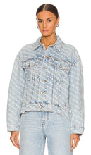 Alexander Wang Falling Back Jacket in Denim-Light