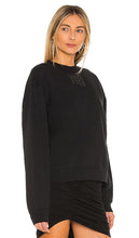 Alexander Wang Foundation Terry Crew Sweatshirt in Black