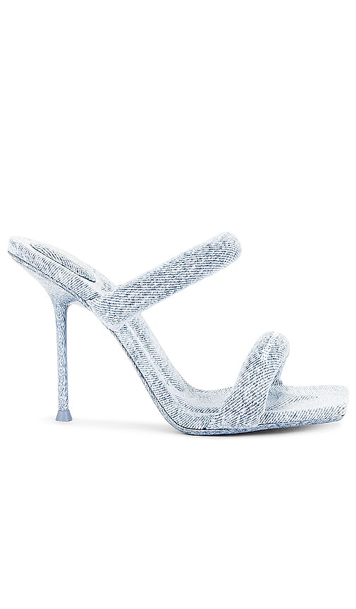 Alexander Wang Julie Tubular Sandal in Blue - Alexander Wang Sandale tubulaire Julie en bleu - Alexander Wang Julie 蓝色管状凉鞋 - Alexander Wang Julie röhrenförmige Sandale in Blau - Alexander Wang Julie 튜블러 ​​샌들 블루 색상 - Sandalo tubolare Alexander Wang Julie in blu