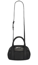 Alexander Wang Roc Small Top Handle with Shoulder Strap in Black - Alexander Wang Petite poignée supérieure Roc avec bandoulière en noir - Alexander Wang Roc 小号顶部提手配黑色肩带 - Alexander Wang Roc Kleiner Griff oben mit Schultergurt in Schwarz - Alexander Wang Roc 스몰 탑 핸들 & 숄더 스트랩 블랙 색상 - Alexander Wang Roc piccolo manico superiore con tracolla in nero