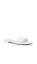 Alexander Wang VY Flat Sandal in White