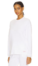Alexander Wang Waffle Crew Neck Longsleeve in White