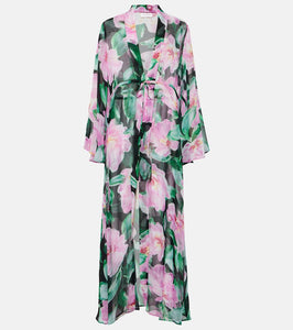 Alexandra Miro Betty floral kaftan