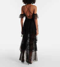 Alexandra Miro Carmen tiered tulle maxi dress