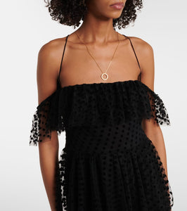 Alexandra Miro Carmen tiered tulle maxi dress