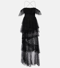 Alexandra Miro Carmen tiered tulle maxi dress