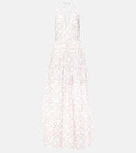 Alexandra Miro Celeste printed cotton maxi dress