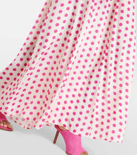 Alexandra Miro Giselle off-shoulder polka-dot midi dress