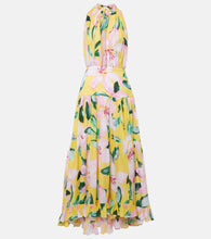 Alexandra Miro Marie Rose floral cotton midi dress