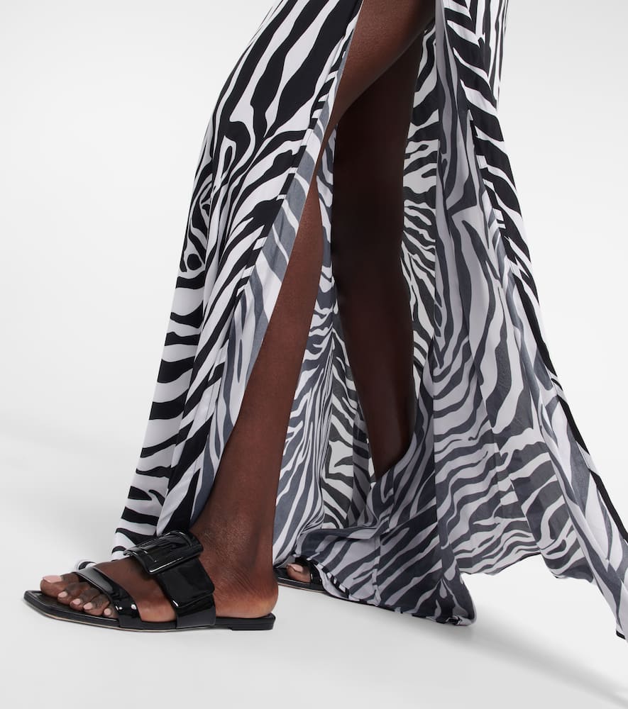 Alexandra Miro Odetta crêpe de chine dress