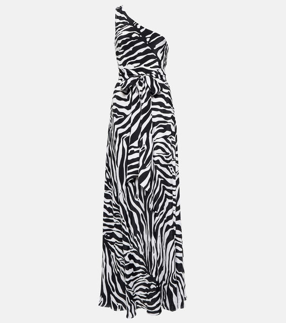 Alexandra Miro Odetta crêpe de chine dress