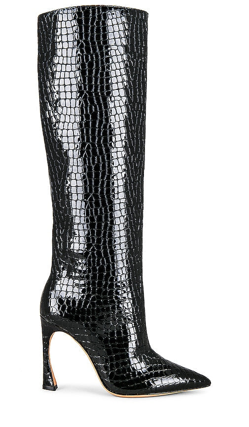 Alexandre Birman Kyra Welt 100 Boot in Black - Alexandre Birman Botte Kyra Welt 100 en noir - Alexandre Birman Kyra Welt 100 黑色靴子 - Alexandre Birman Kyra Welt 100 Stiefel in Schwarz - Alexandre Birman Kyra Welt 100 부츠 블랙 색상 - Stivale Alexandre Birman Kyra Welt 100 in nero