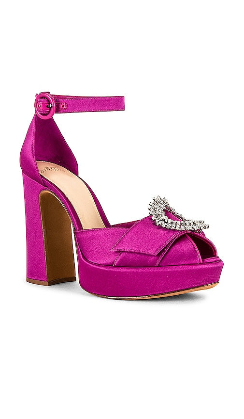 Alexandre Birman Madelina Curve 120 Sandal in Purple